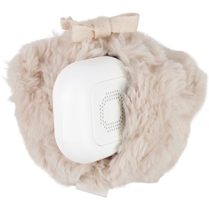 Peluche bruit blanc à suspendre lou beige (8 cm)