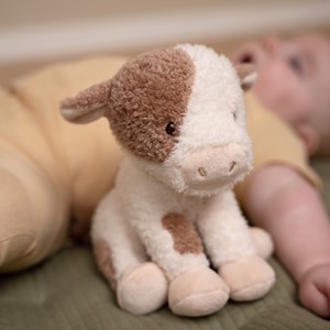 Peluche vache little farm (17 cm)