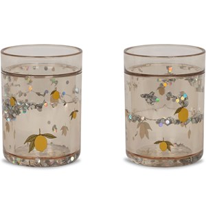 Lot de 2 gobelets à paillettes