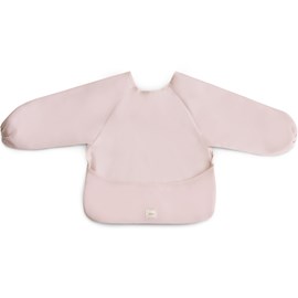 Bavoir à manches longues blush (6-24 mois)