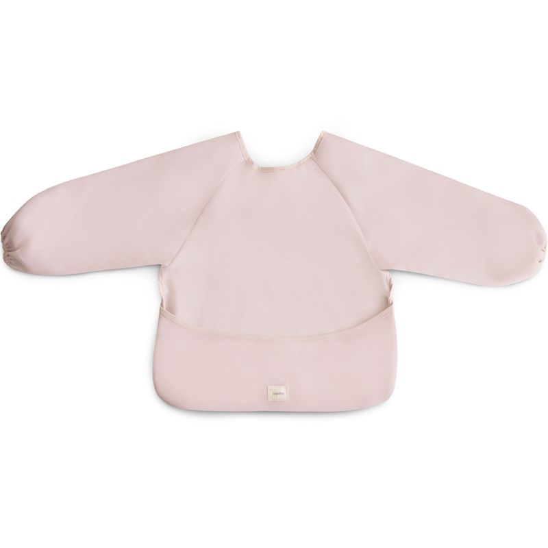 Bavoir à manches longues blush (6-24 mois)