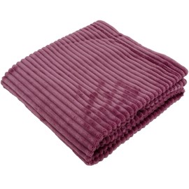 Couverture boudoir framboise (75 x 100 cm)