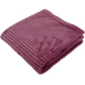 Couverture boudoir framboise (75 x 100 cm)
