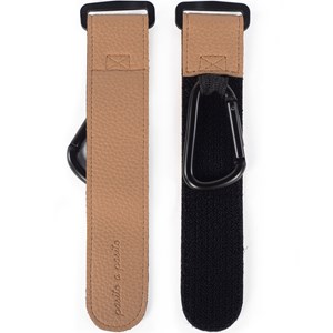 Lot de 2 crochets pour poussette icon caramel