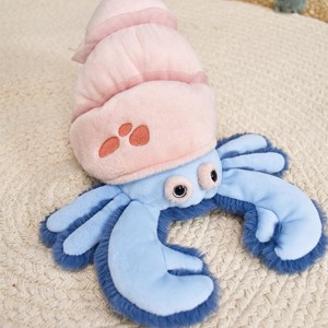 Peluche trésors marins bernard l'hermite (27 cm)