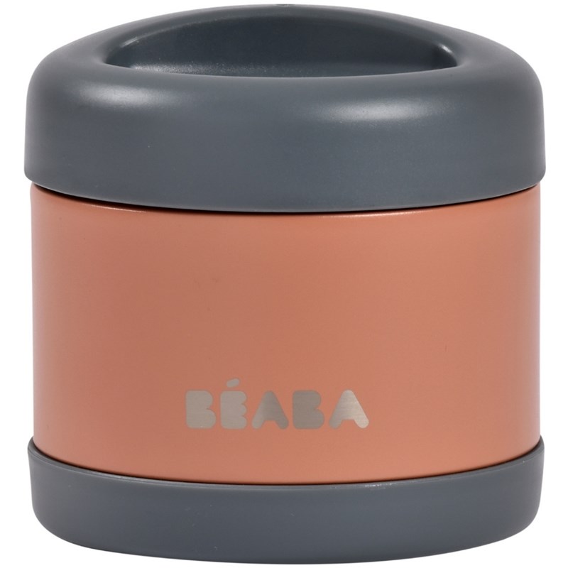 Thermos alimentaire en inox mineral grey terracotta (500 ml)