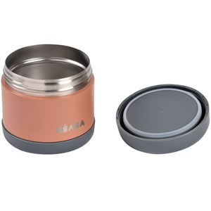 Thermos alimentaire en inox mineral grey terracotta (500 ml)