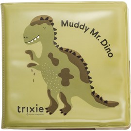 Livre de bain magique les aventures de mr. Dino dans la boue