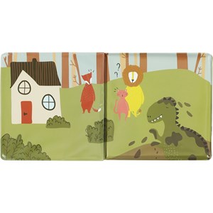 Livre de bain magique les aventures de mr. Dino dans la boue
