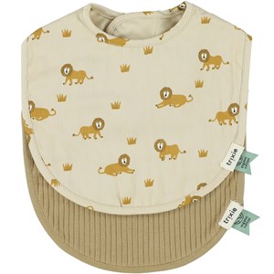 Lot de 2 bavoirs de naissance lively lion