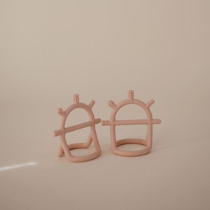 Jouet de dentition en silicone no drop blush