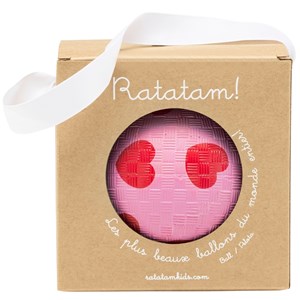 Ballon à motif cœurs et rose (12 cm)