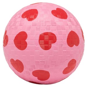 Ballon à motif cœurs et rose (12 cm)