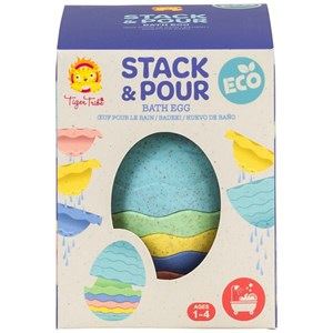 Oeuf de bain pour empiler et verser