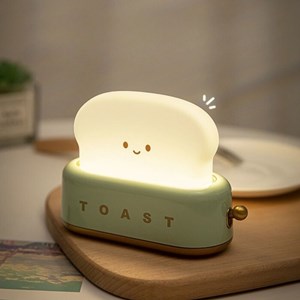 Veilleuse rechargeable toaster vert