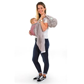 Echarpe de portage sling gris