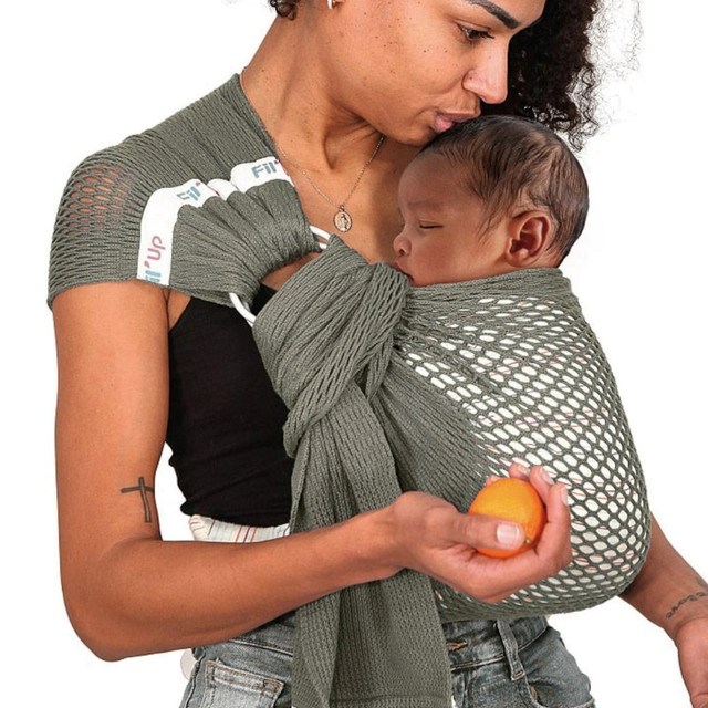 Echarpe de portage sling kaki