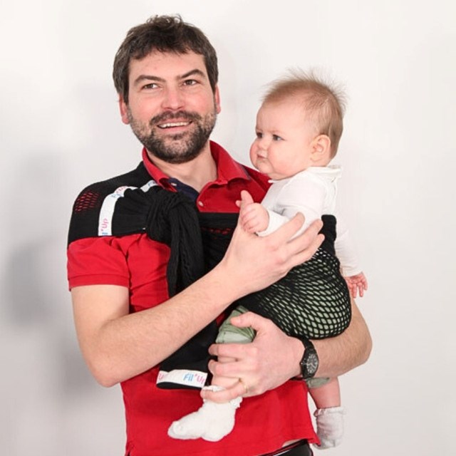 Echarpe de portage sling noir