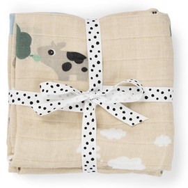 Lot de 2 langes tiny farm sable