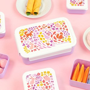Lunch box fleurs du jardin