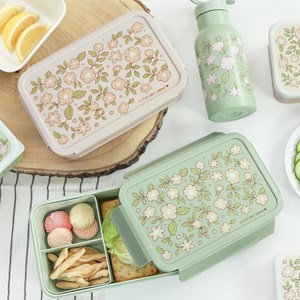 Lunch box fleurs rose