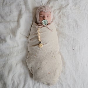 Attache sucette hera pale yellow
