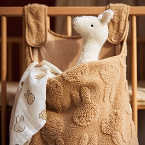 Sac de rangement miffy jacquard teddy biscuit