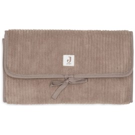 Tapis à langer nomade cloudy rib milky coffee