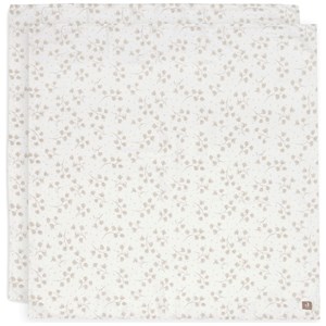 Lot de 2 maxi-langes en coton leafy dreams (115 x 115 cm)