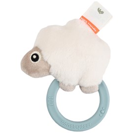 Hochet avec anneau de dentition sheepy bleu