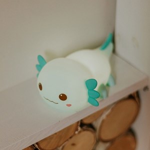 Veilleuse rechargeable axolotl blue