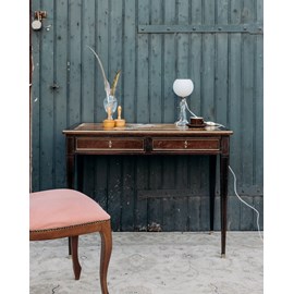 Edouard, le bureau en bois et cuir n°497