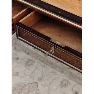 Edouard, le bureau en bois et cuir n°497