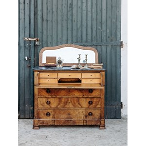Commode secrétaire en bois n°184