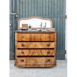 Commode secrétaire en bois n°184