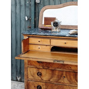 Commode secrétaire en bois n°184