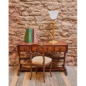 Edouard, le bureau anglais en bois n°503