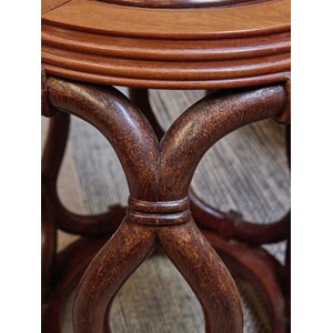 Paire de tabourets en bois de rose n°746