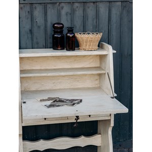 Secrétaire fin en bois clair n°114