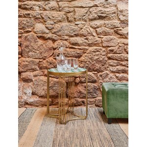 Table basse en laiton modulable n°645