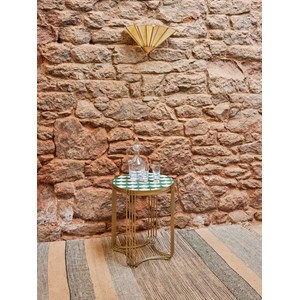 Table basse en laiton modulable n°645