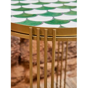 Table basse en laiton modulable n°645