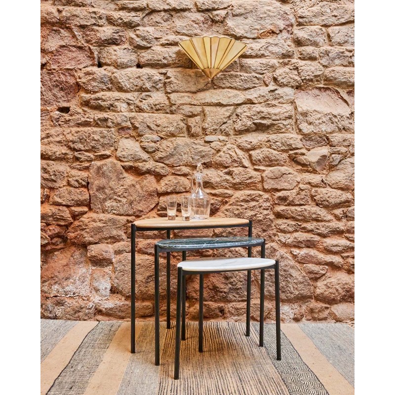 Tables gigognes en marbre n°113