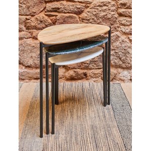Tables gigognes en marbre n°113