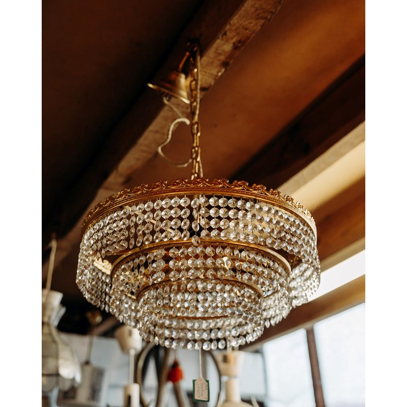 Debongout - Grande suspension en laiton n°175