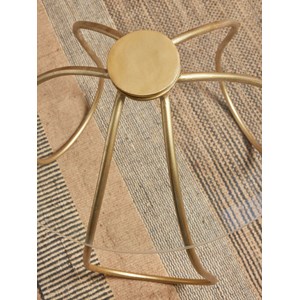 Paire de tables basses en laiton n°647