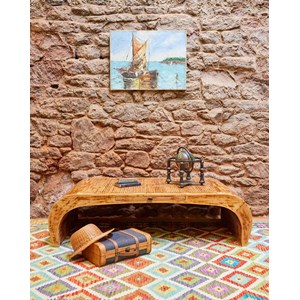 Grande table basse en bambou n°643