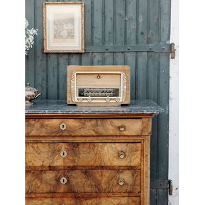 Commode en bois et marbre n°185