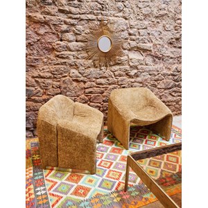 Paire de fauteuils en tissu n°735