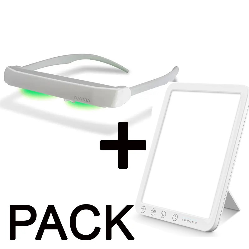 Pack luminothérapie lunettes + lampe
